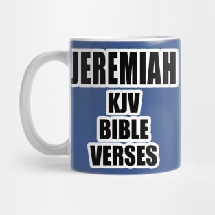 "Jeremiah KJV Bible Verses" Mug